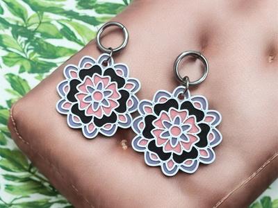 Mandala earrings