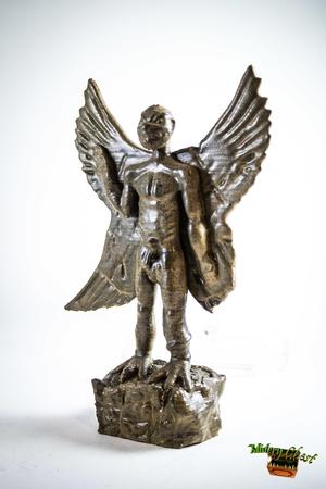 Pazuzu bronze statue of demon with wings