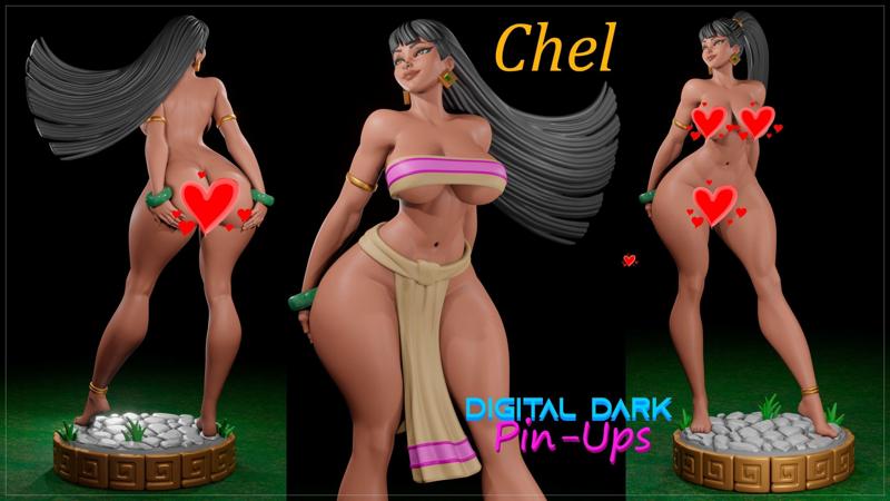Chel with NSFW version and Miniatures