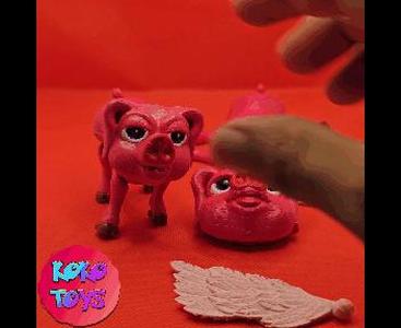 FLEXY PRINT-IN-PLACE ARTICULATED CUTE PIG AND PIG WITH WINGS