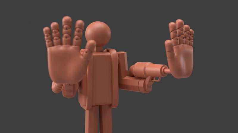Poppy playtime Player with GrabPack fan made 3D PRINT MODEL