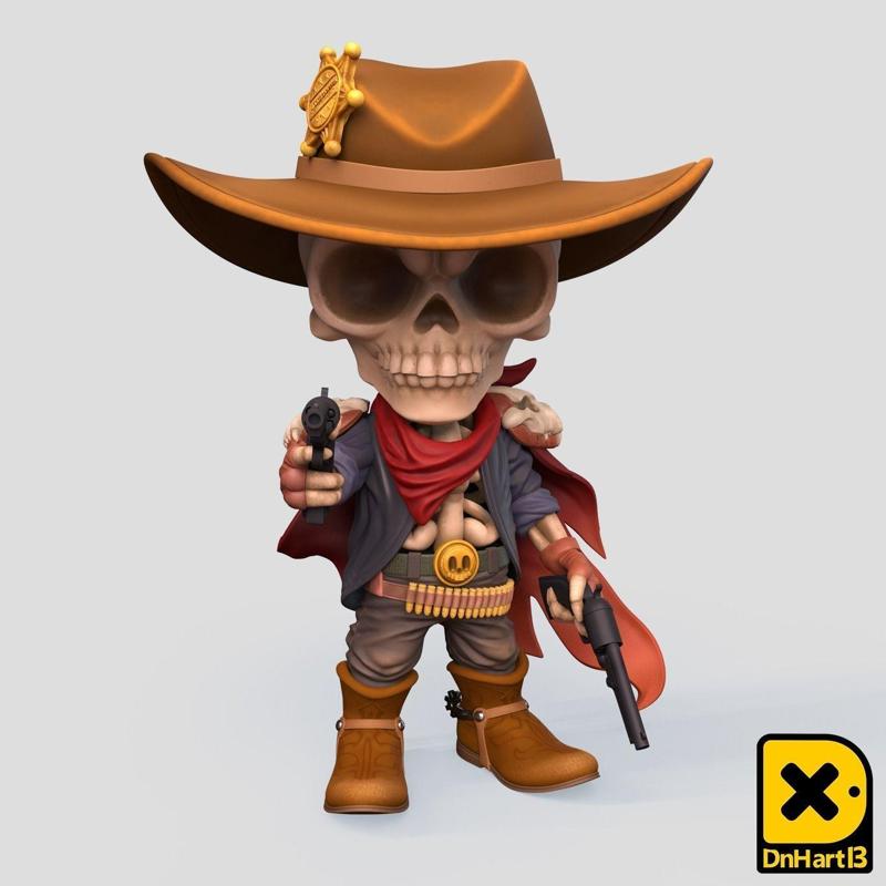 MiniPrint R012 - Skull Outlaws