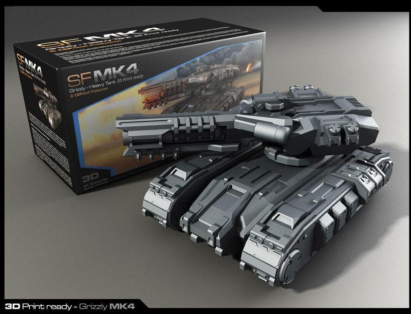 MK4-Heavy Tank 3D Print