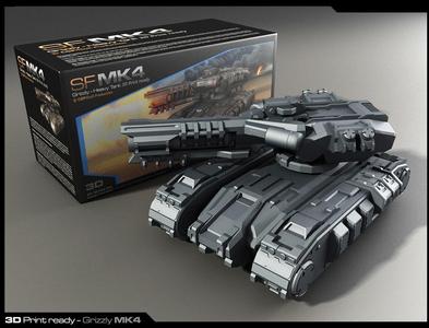 MK4-Heavy Tank 3D Print