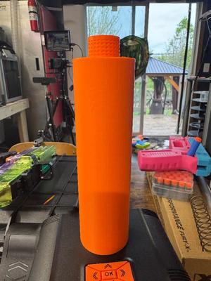 Large Mock Suppressor for HC Diana with threaded barrel   