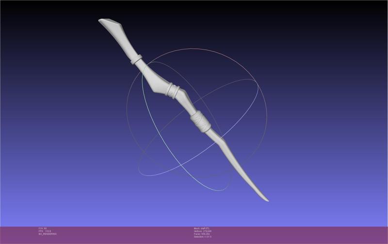 Frieren Fern Staff Printable Assembly
