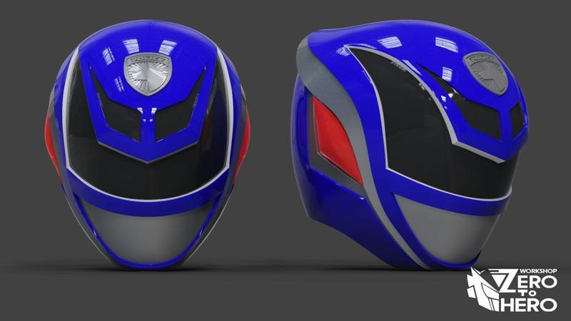 Power Ranger SPD Blue Helmet