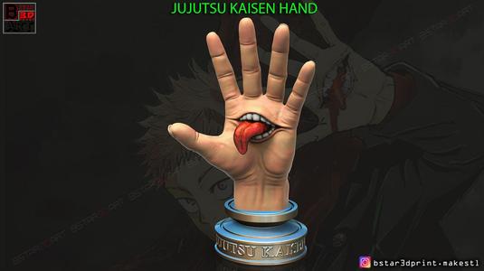 Yuji Itadori hand - Sukuna mouth - Jujutsu Kaisen Cosplay Decor