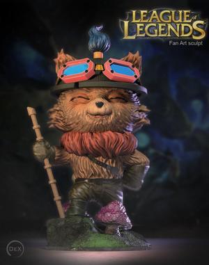 Teemo League of Legends Fan Art sculpt