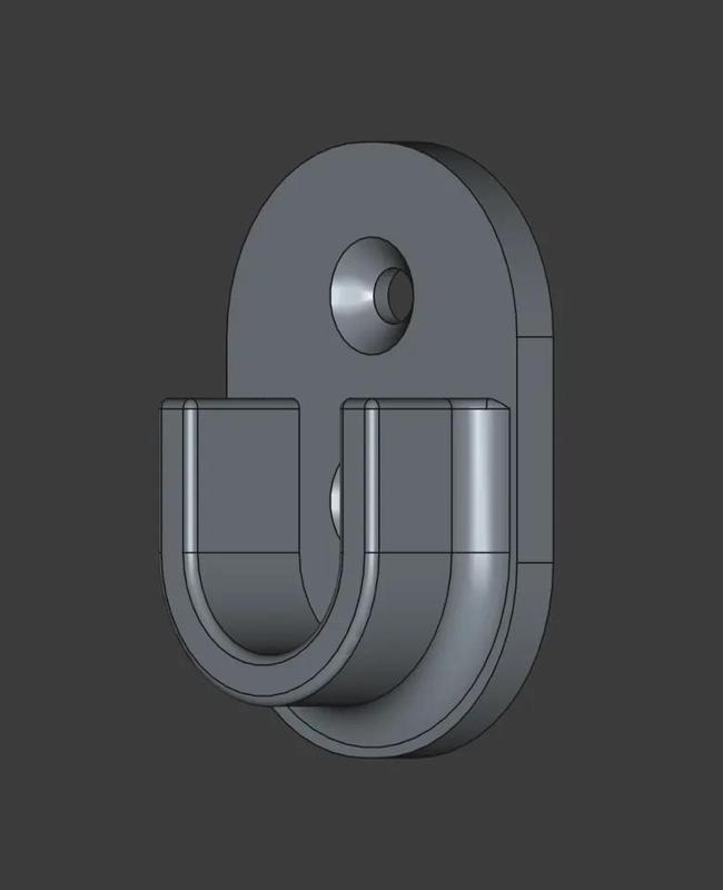 Closet rod holder   