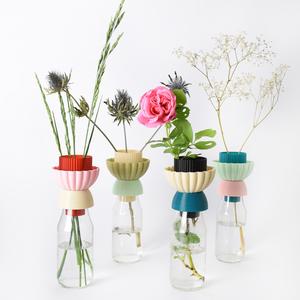 Vases from recycled bottles