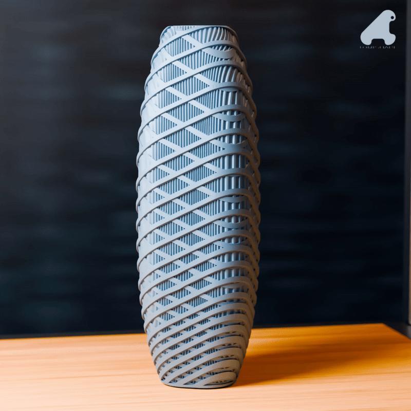Vase in mesh - (well packaged)
