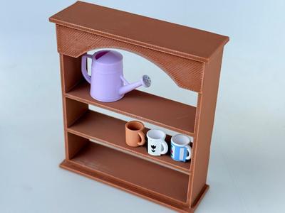 1/6 Doll Miniature House Kitchen Cabinet Snap-Fit