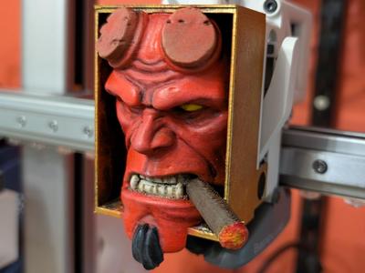 Cache extrudeur Hellboy – A1 / A1 Mini