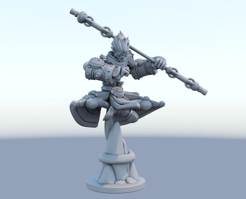 wukong 3D Print Model from League of Legends