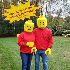 Le-go Brick Head Costume