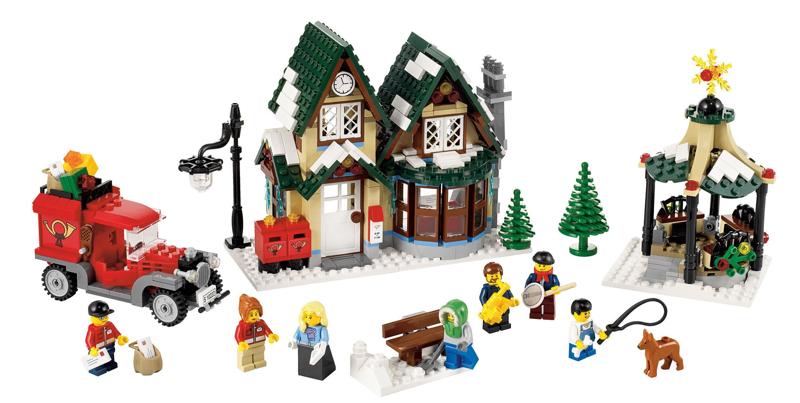 Wikibricks3D - 10222 Winter Village Post Office