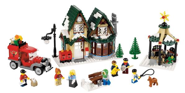 Wikibricks3D - 10222 Winter Village Post Office