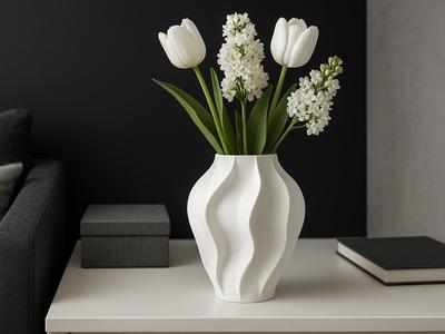 The Waves Vase – Organic Elegance 
