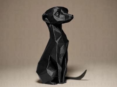 Geometric MEERKAT Figurine   