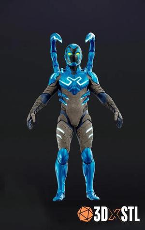 Blue Beetle Suit Wearable 3D STL Epic Cosplay Model   