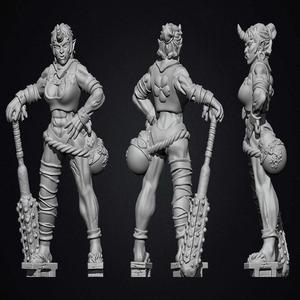 Ogre Troll or oni girl woman. Ogress Remake