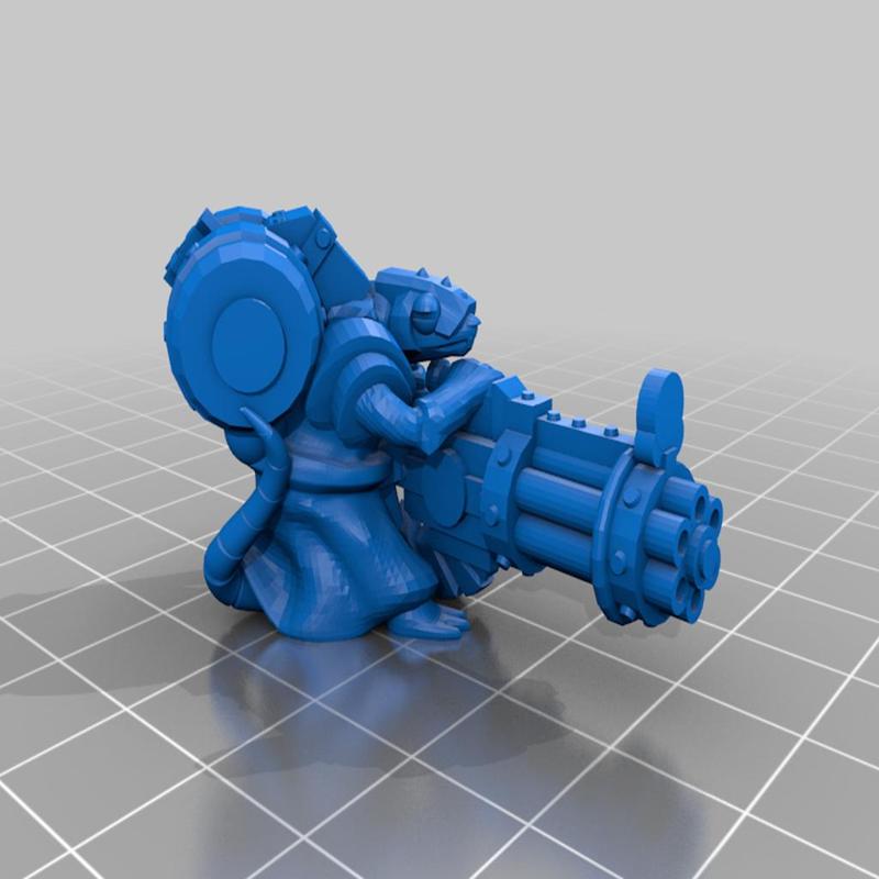 Ratmen Gatling Gunner (alternative build)