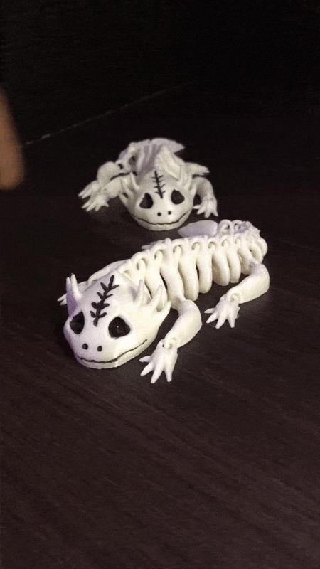 Axolotl Articulated Flexible Skeleton