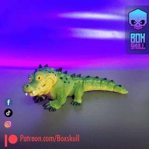 HAPPY CROCODILE - FLEXI - ARTICULATE