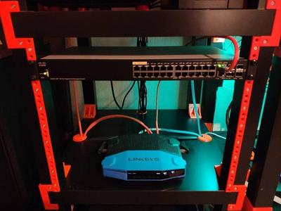 Prack-Rack; IKEA Lack Rack With Guide Rails 