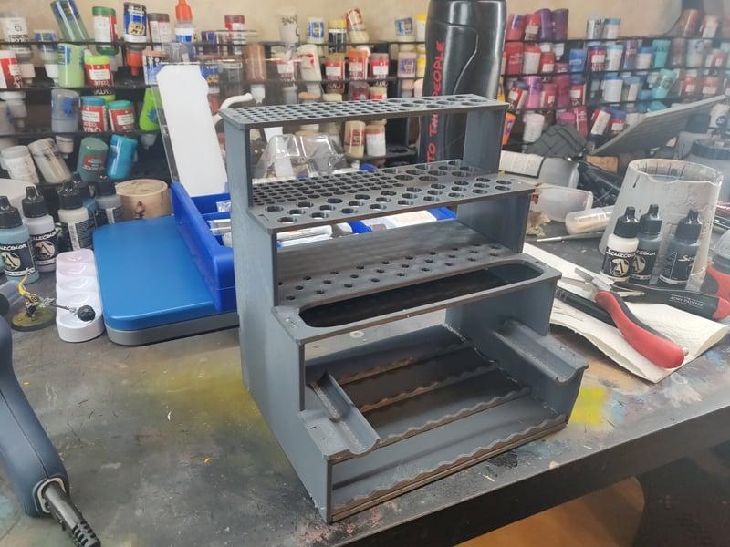 Modular Hobby Tool Rack