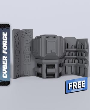 Sci-Fi Drink Dispenser - With Free Cyberpunk Warhammer - 40k Sci-Fi Gift Ideas for RPG and Wargamers