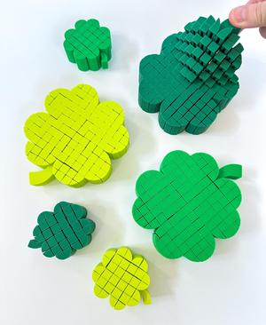 Pixel 4 Leaf Clover Fidgets (2 Sizes)