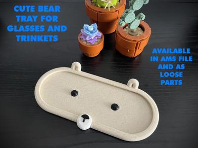 Cute Bar tray for glasses