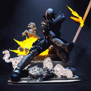 Wicked Marvel Deadpool Sculpture: Tested and ready for 3d printing