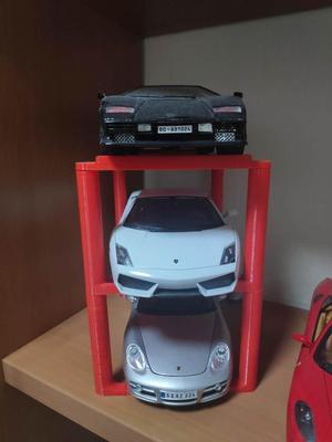 1/18 car model stackable rack 