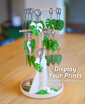 Collapsible Keychain Rack - Print in Place Keychain Rack - Prints for Sellers