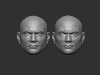 Dave Batista Drax - Headsculpt for Action Figures 3D print model