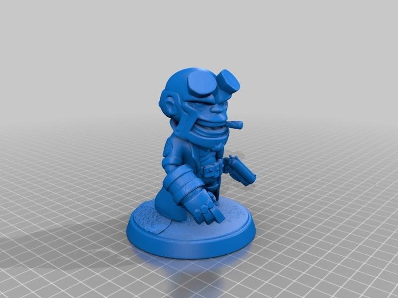 Hellboy Chibi Miniature