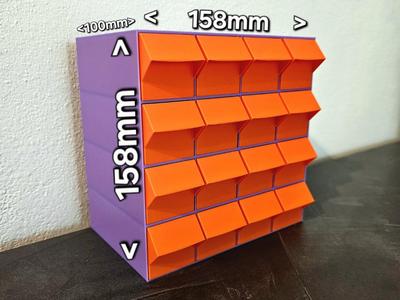 Lightweight Hardware organizer - fall protection