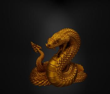 Snake Console Holder 3D Model - Vip Snake Game Controller Stand