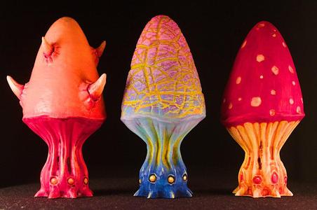 Tabletop plant: "Mushroom Set C1" (Alien Vegetation 53)