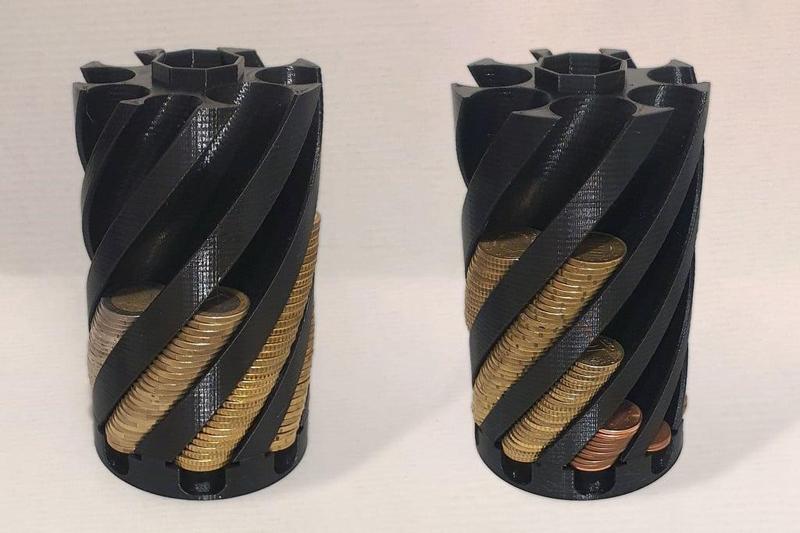 Euro modular coin holder