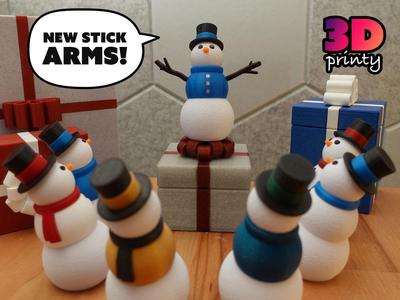 Small Snowman Fidget (New Arms)