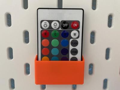 Ikea Skadis LED Remote Holder