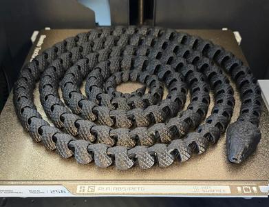 Extra-long Snake with Scales