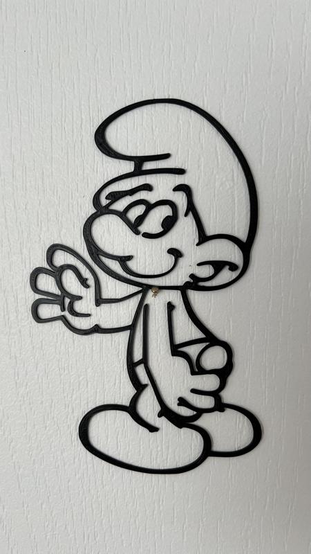 Smurf Wall Art (Schtroumpf)