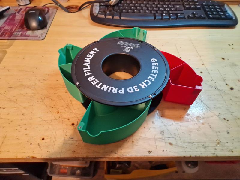 Screw box geeetech spool organizer 