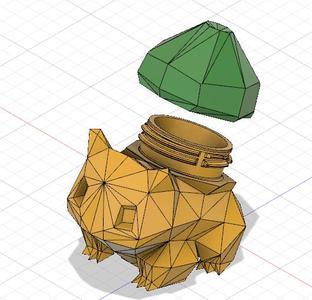 Bulbasaur Container KeyChain