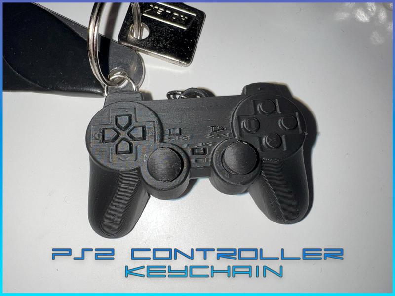 PS2 Controller Keychain